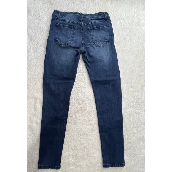 KanCan L.A. Mid-Rise Skinny Dark Wash Jeans Size 9/28 Style 11038 Cut# 1462 - Picture 2 of 9
